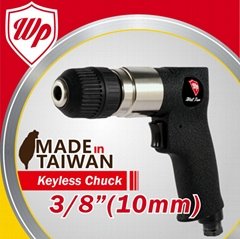 3/8" Air Drill with Keyless Chuck 