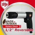 1/2" Reversible Air Drill with Keyless
