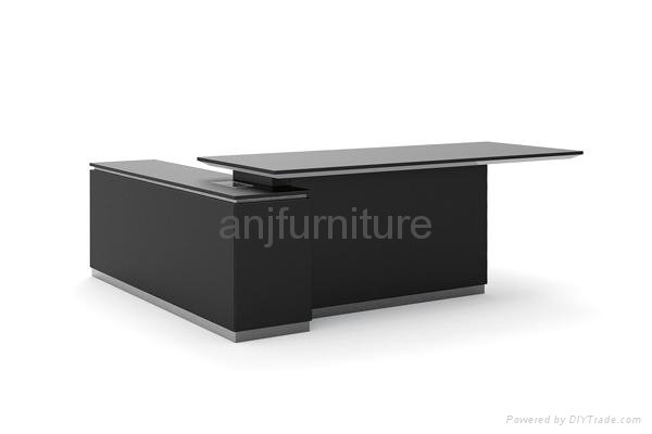 Black computer desk 4