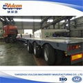 Independent linkage steering air suspension flatbed trailer 1