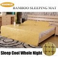 China Handmade Summer Cooling Breathable Anti Sweats Bamboo Sleeping Mat for Bed 2