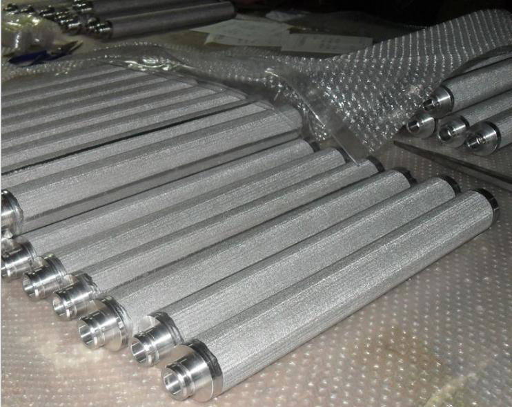stainless steel Sintered Mesh Filter Cartridges with Fine Permeability 2