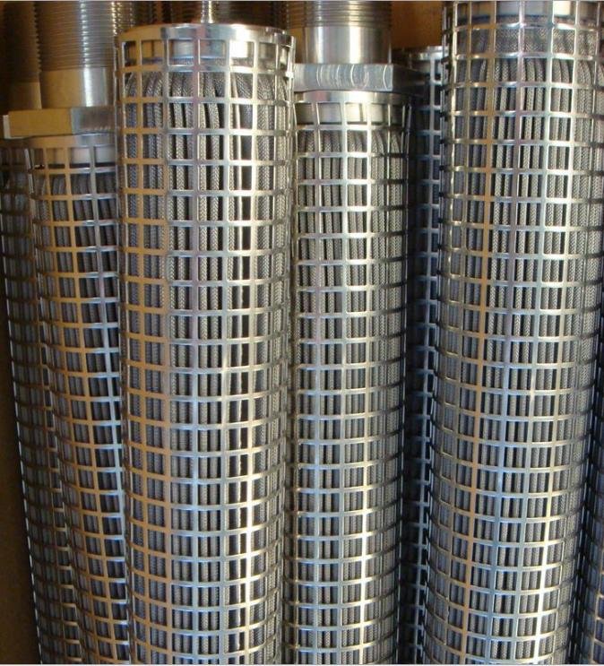 stainless steel Sintered Mesh Filter Cartridges with Fine Permeability 3