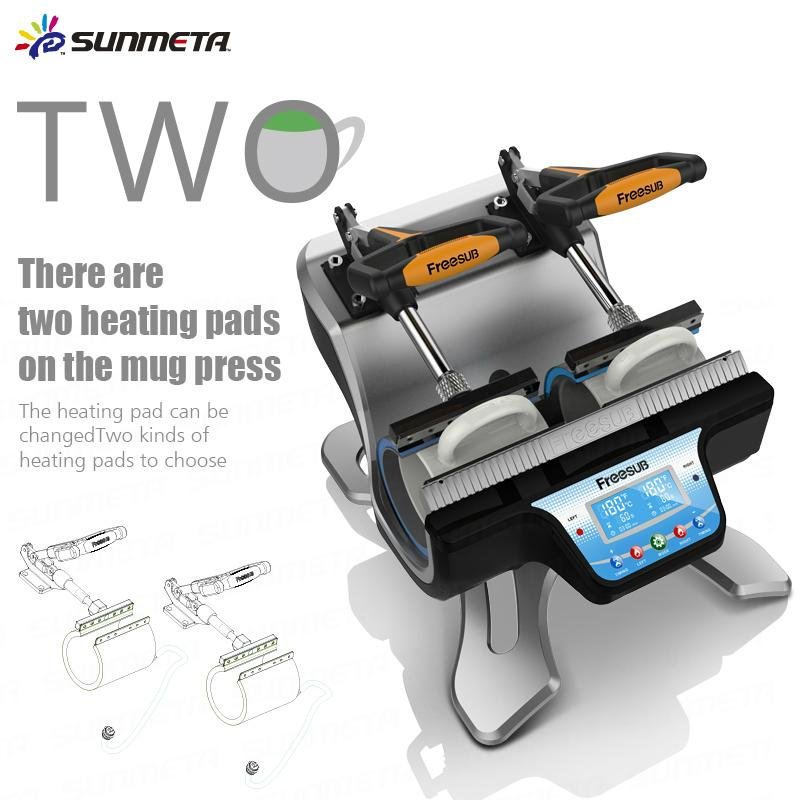 Mug sublimation transfer press High Quality Double-Station Mug Press Machine