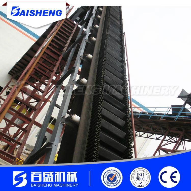 space saving high inclination big dip angle belt conveyor for industry 3