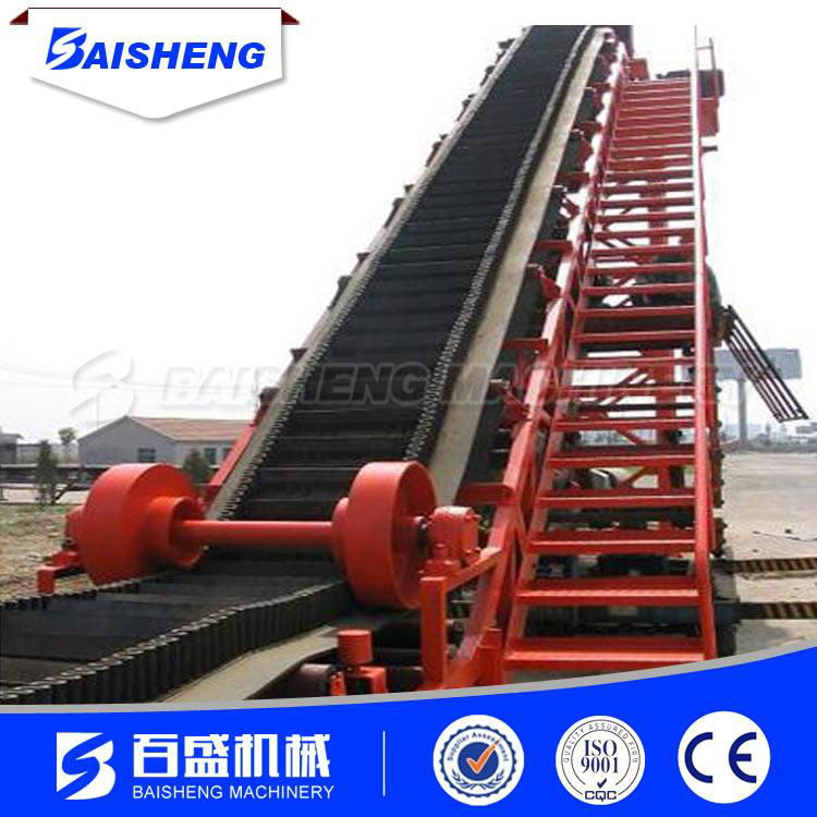 space saving high inclination big dip angle belt conveyor for industry 5