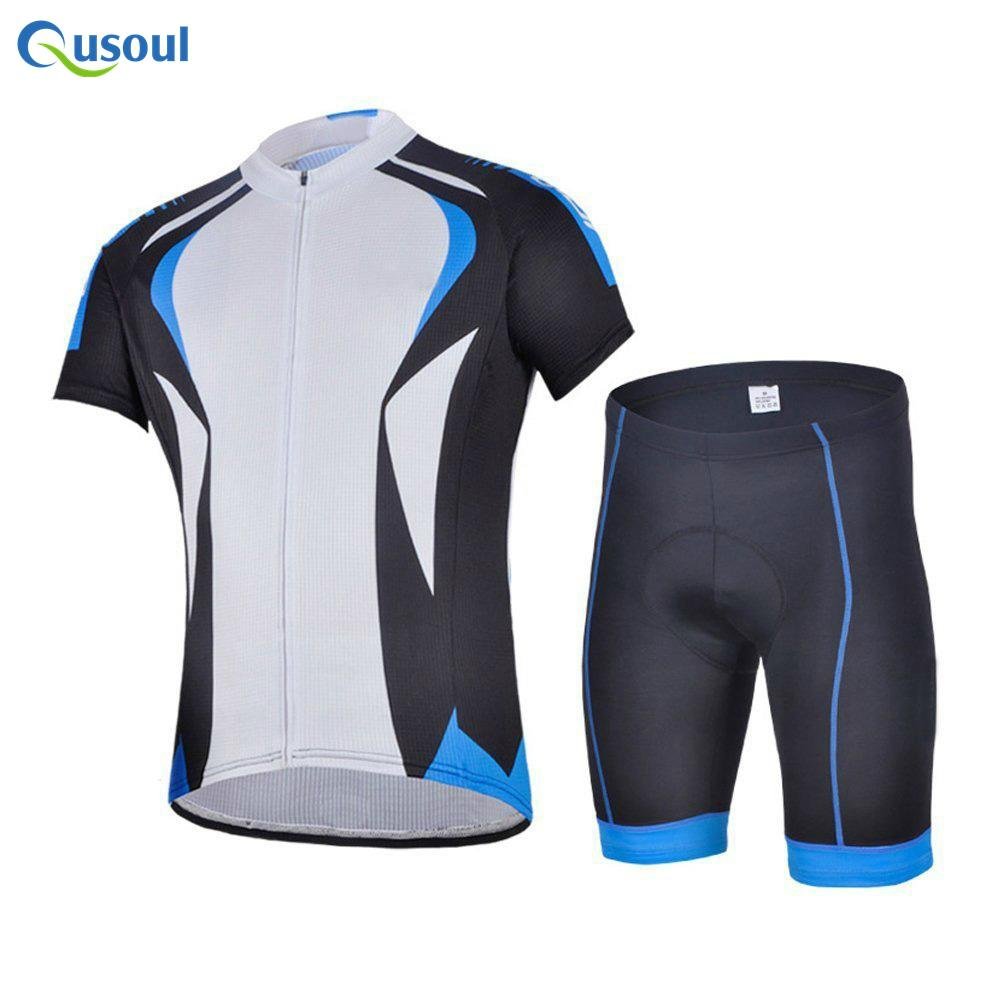 Outdoor Men's Short Sleeve Cycling jersey 3D Padded
