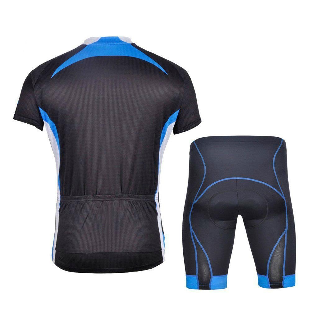 Outdoor Men's Short Sleeve Cycling jersey 3D Padded 2