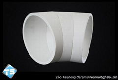 Alumina ceramic elbow