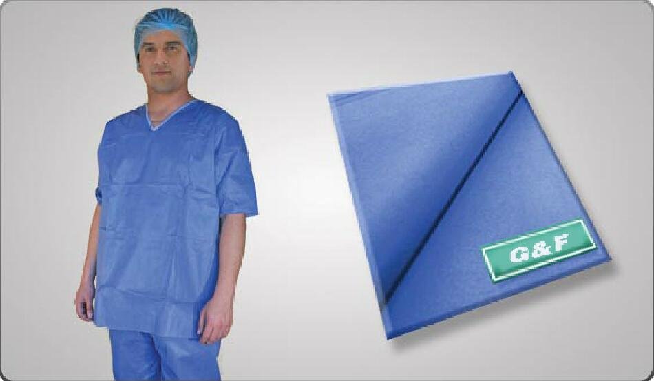 medical surgical gown and cap many models for choose non woven disposable  3