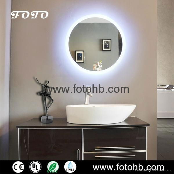 Round LED Illuminated Mirror with CE/UL Certificated