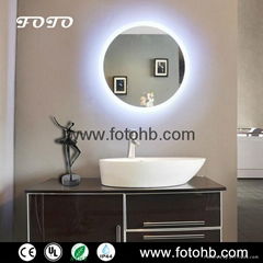 Round LED Illuminated Mirror with CE/UL Certificated