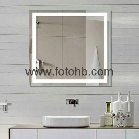 CE/UL/IP44 LED Backlit Illuminated Bathroom Mirror