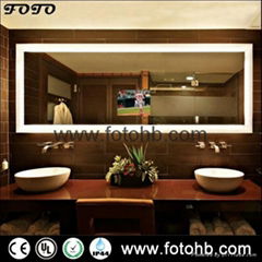 TV Mirror with LED Lighting for Luxury Hotel