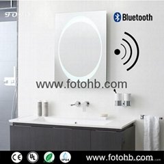 Bluetooth Mirror with LED Illuminated Mirror