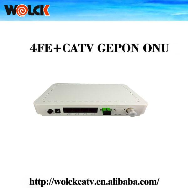 High Quality 4fe+catv epon/gepon onu 