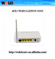 High Quality 4fe+wifi epon onu 1