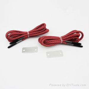 Reflective 550 paracord shoelaces Fire Starter 