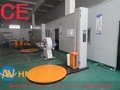 china semi-auto pallet wrapper manufacturer supply pallet wrapping machine