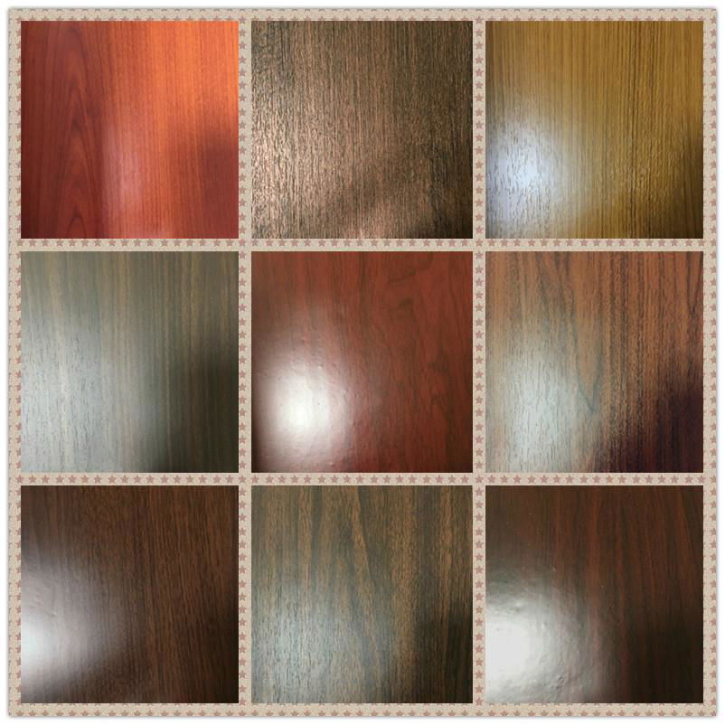 Wood pattern pvc laminated sheet for inner door 2