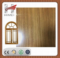 Wood grain galvanized steel sheet for doorframes