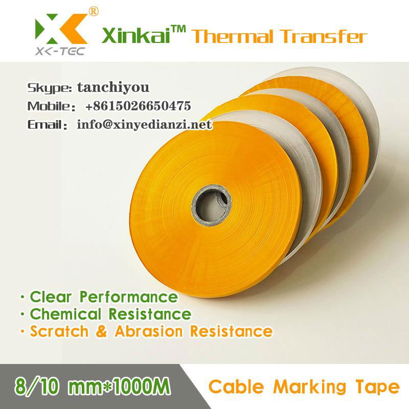 【Cable Marking Ribbon】meter printer ribbon Cable label ribbon XK