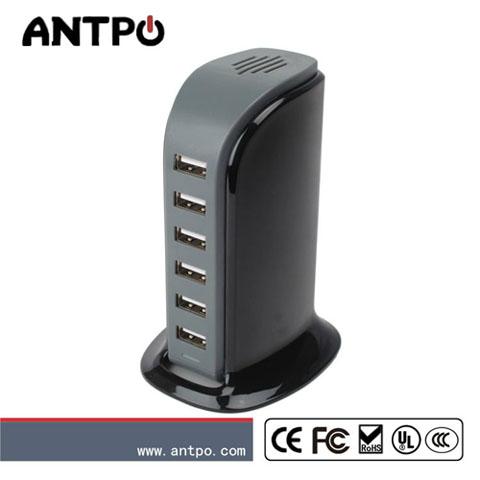 MFI 6 Port USB charger fast charging station usb hub desktop charger