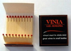 Hotel Advertising Book Match & Wooden Matchbooks