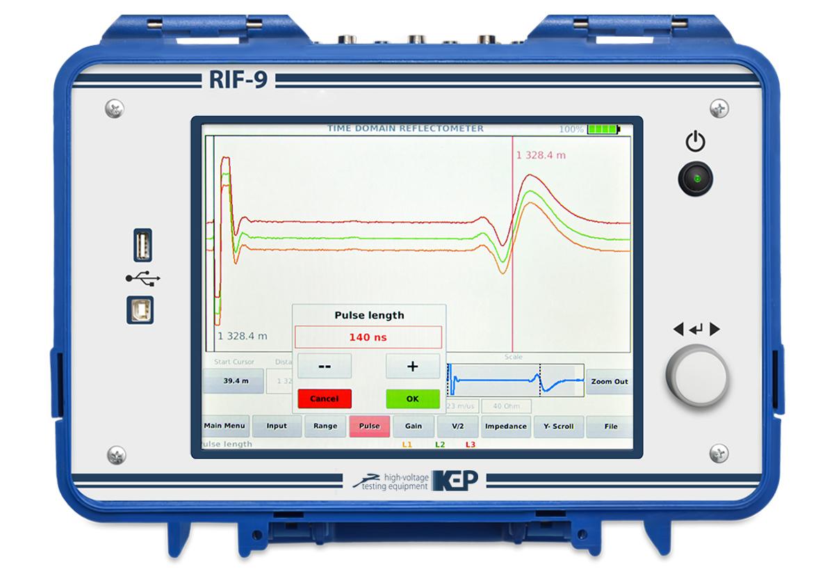 Time-domain reflectometer RIF-9 4