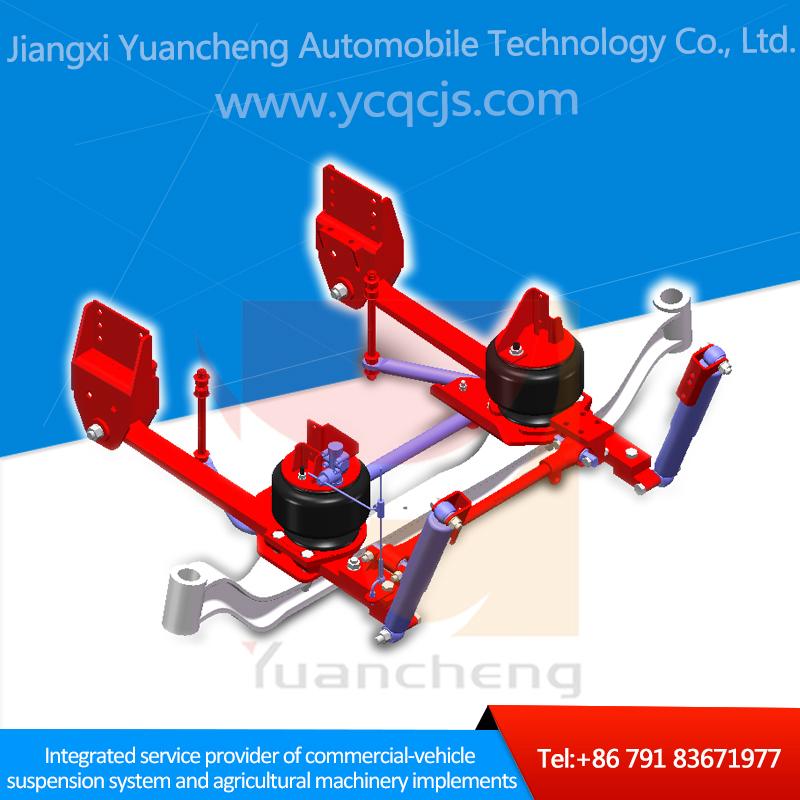 Semitrailer Dump Truck Air Suspension System YCAS003 Yuancheng
