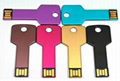 4GB key shape USB flash drive with custom Logo 2