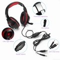 GM1 gaming headset for XBOX one tablet PC with stereo LED headset 2