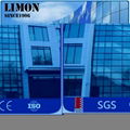 Energy efficiency and security aluminum glass curtain wall system for high rise  1