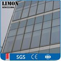  Thermal efficiency aluminium glass facade panel for commercial buildings 