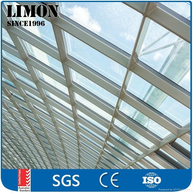 Weather Resistance aluminium perforated glass facade panel for sale 5