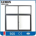 price of aluminium frame office interior sliding glass window 1