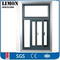 price of aluminium frame office interior sliding glass window 3