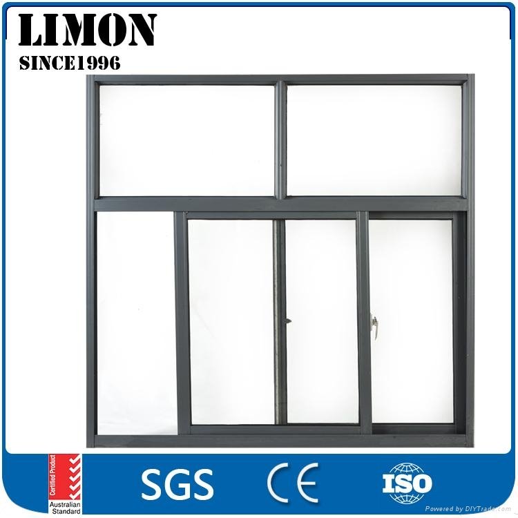 price of aluminium frame office interior sliding glass window 4