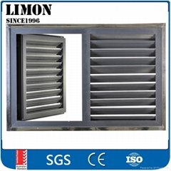 Powder coating aluminum louvre windows with cheap price 
