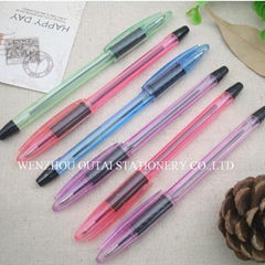 Click Pen retractable ball Pen OT-V-2