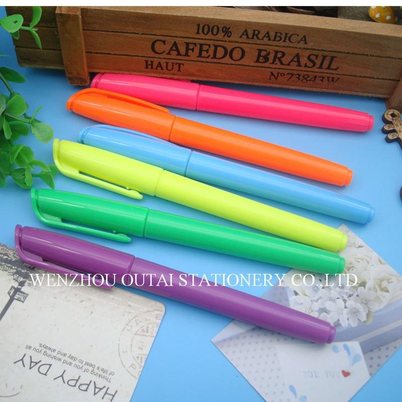 Classic highlighter Marker Pen Fluorescent Pen For Office And School  3