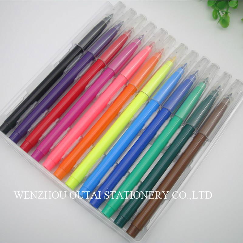 Water Color Pen Colorful 12pcs Art Marker kids drawing 