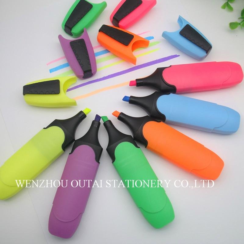 Multi-color Classic highlighter Marker Pen Fluorescent Pen For Office 3