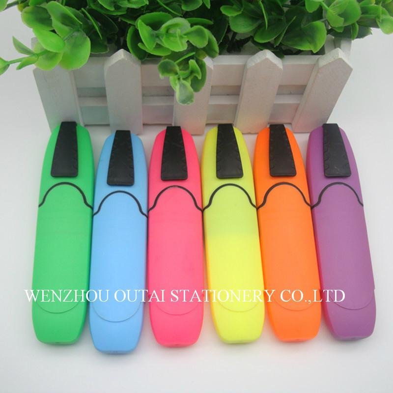 Multi-color Classic highlighter Marker Pen Fluorescent Pen For Office 4