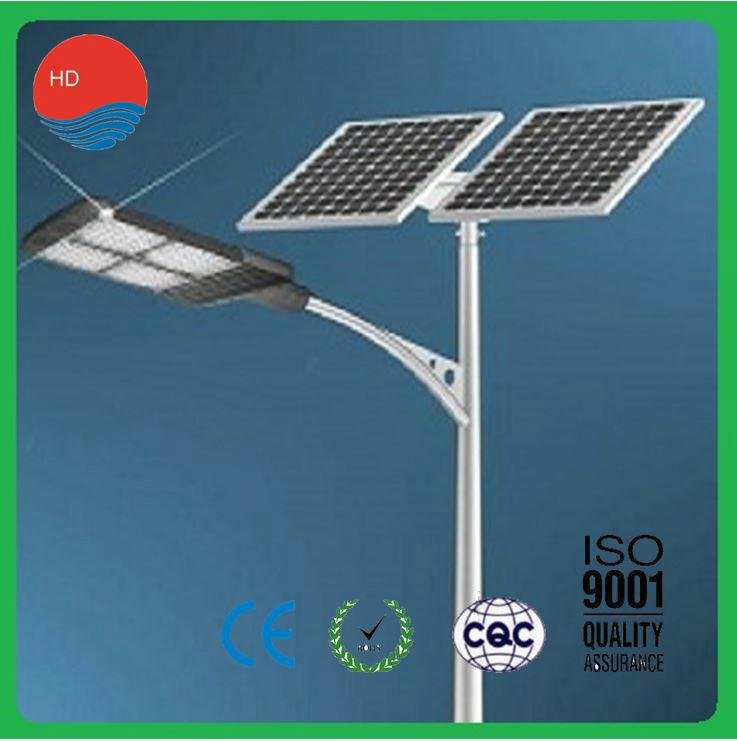 ISO9001 CCC Verified 8m 40W Solar Street Waterproof Lighting