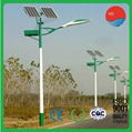 RoHS CCC 11m 80W Waterproof Aluminum Alloy Solar Street Lamp