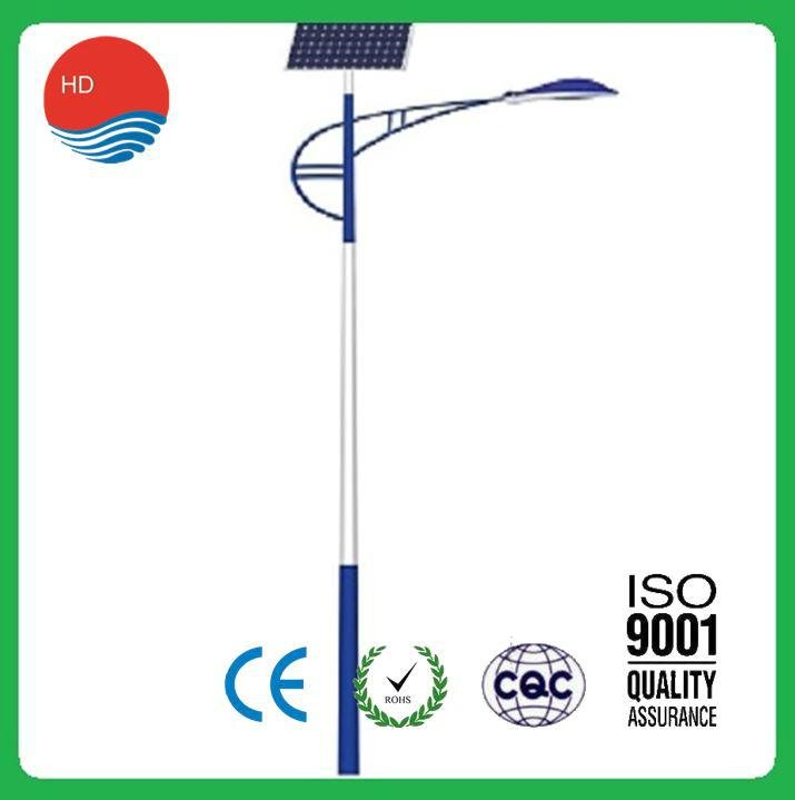 RoHS CCC 11m 80W Waterproof Aluminum Alloy Solar Street Lamp 4