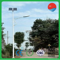 Single Arm 6m 30w IP65 Outdoor LED Street Light Solar 