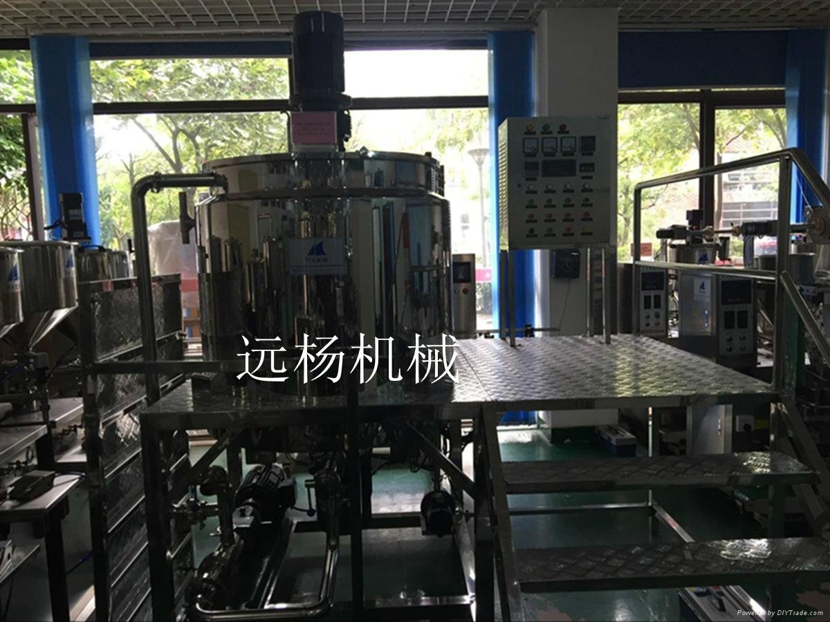 500L heating mixing and homogeneous emulsifying machine  2