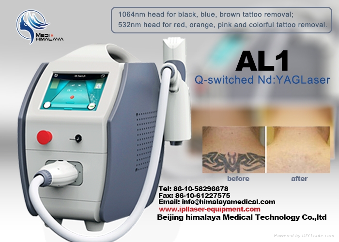 Nd yag laser tattoo removal machine AL1 Himalaya (China Manufacturer) Personal Care